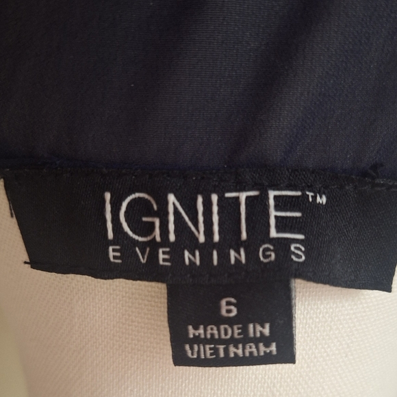 Sheer Wrapper Robe Intimate Apparel Deep Navy Blue Sequins by Ignite Evenings - Picture 3 of 6